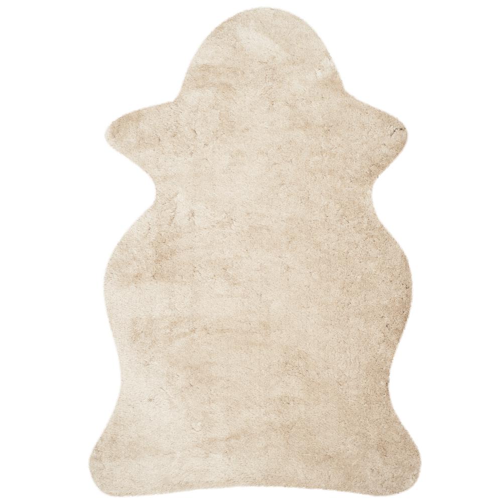 Safavieh Arctic Beige 3 Ft X 5 Scalloped Area Rug