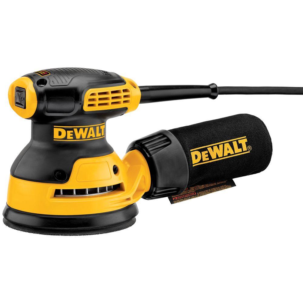 DEWALT 3 Amp 5 in. Corded Random Orbital Hook and Loop Sander ...