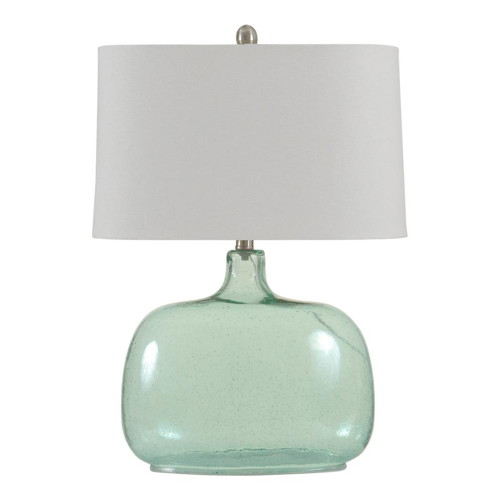 teal table lamp
