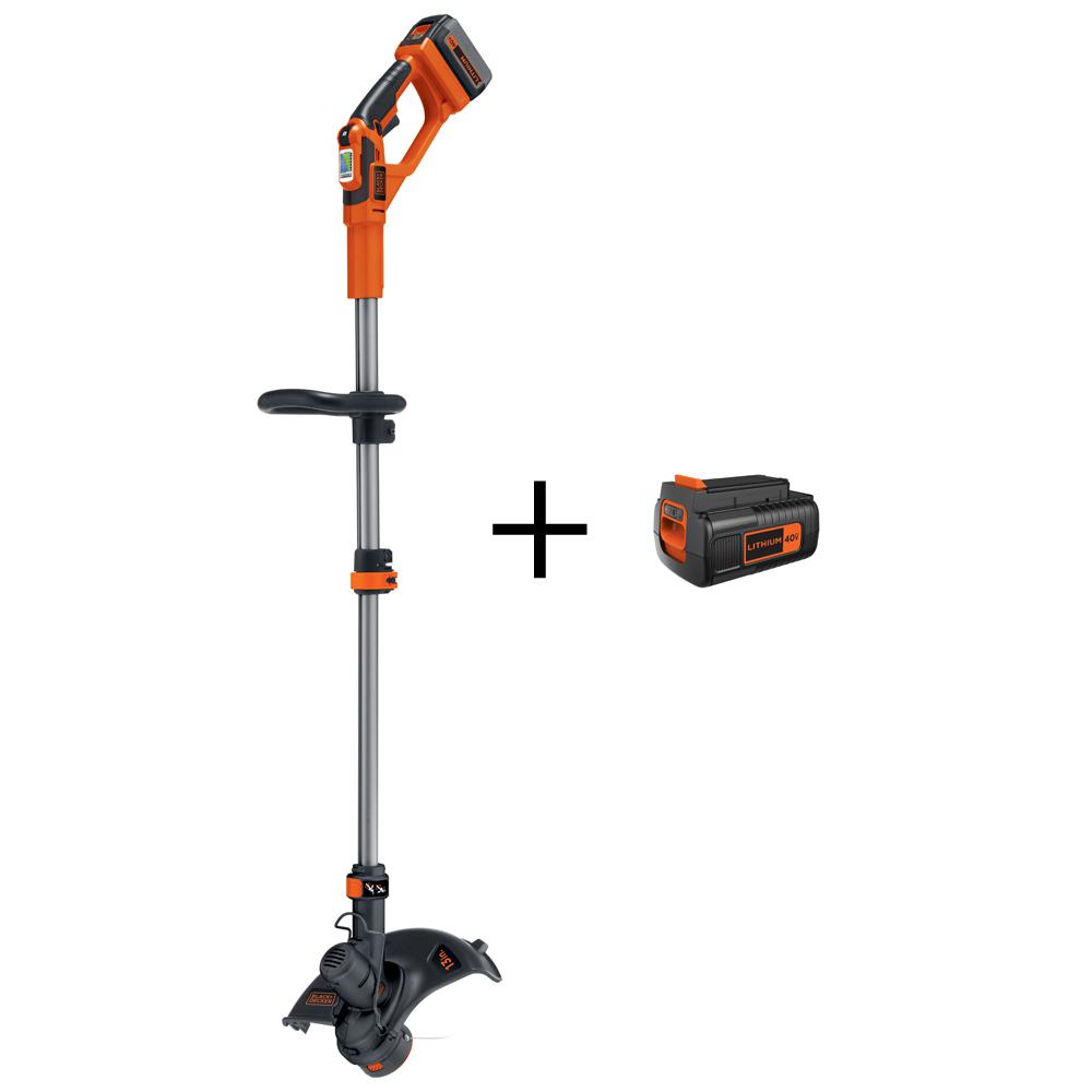 black and decker 40 volt lithium battery weed eater