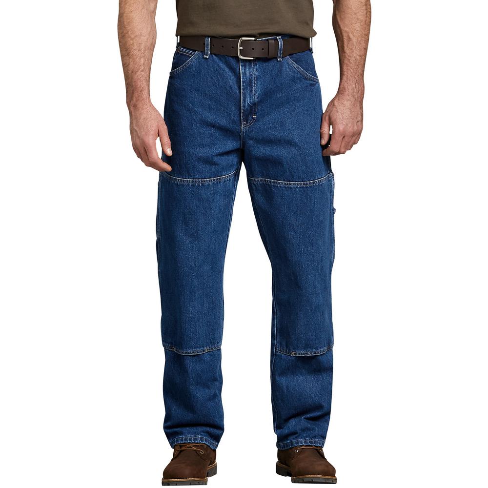 dickies double knee blue