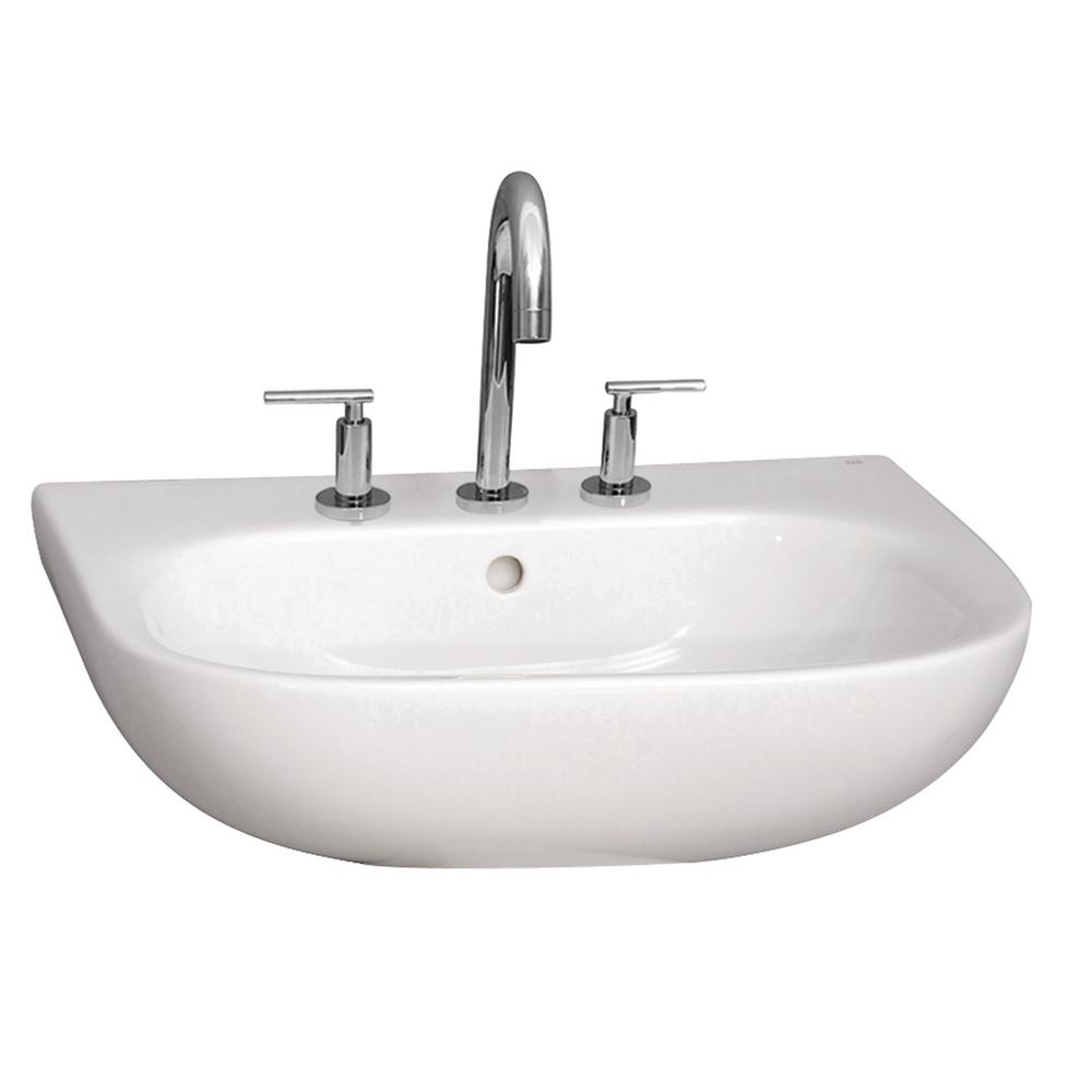 Barclay Products Caroline 550 213/4 in. Wall Hung Sink in White4