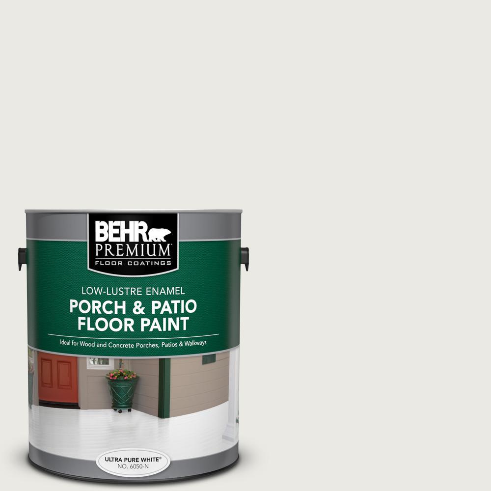 Behr Premium 1 Gal Ppu24 14 White Moderne Low Lustre Enamel