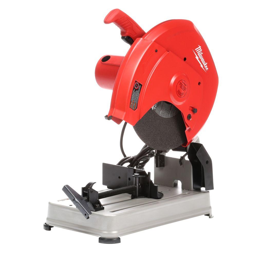 14 in. 15 amp abrasive cutoff machine milwaukee saw chop corded tool