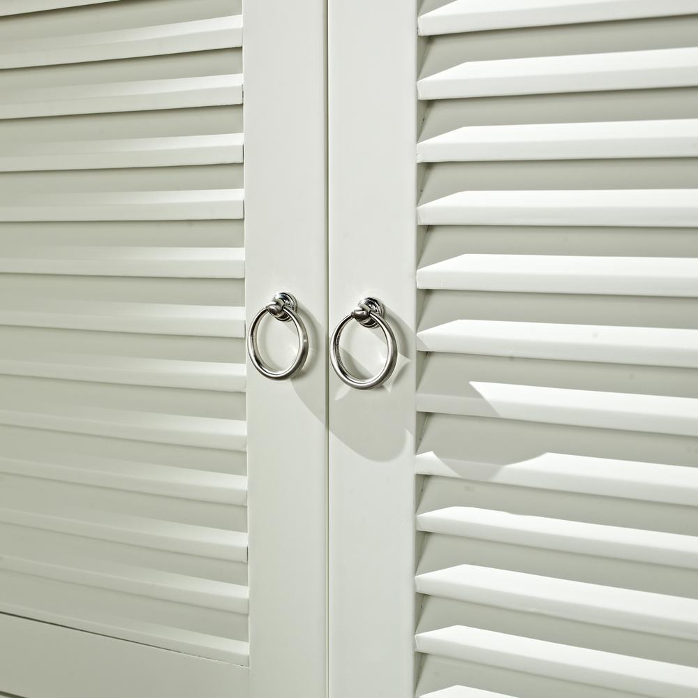 Walker Edison Furniture Company White Entertainment Center HD52CCRWH