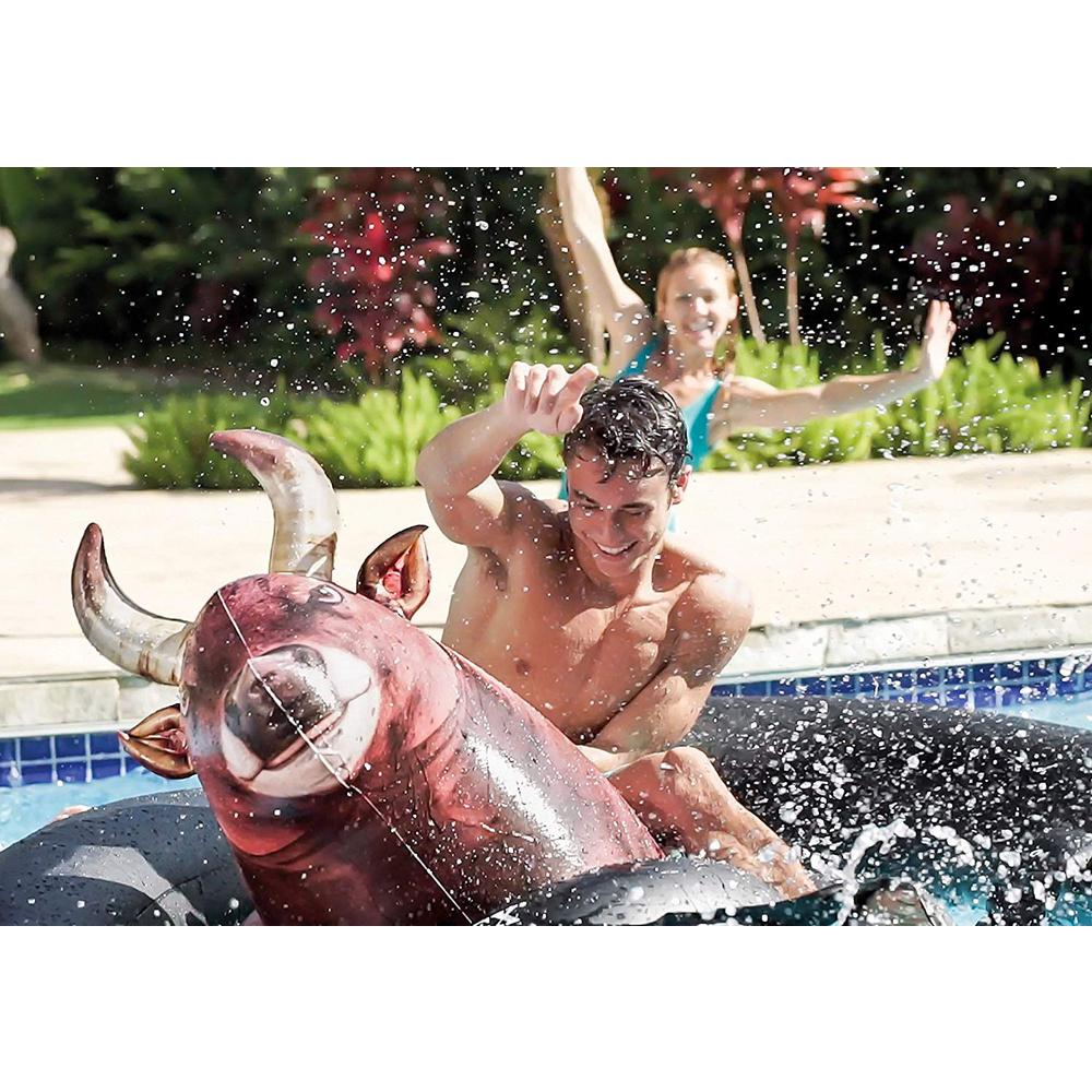 inflatable pool bull ride
