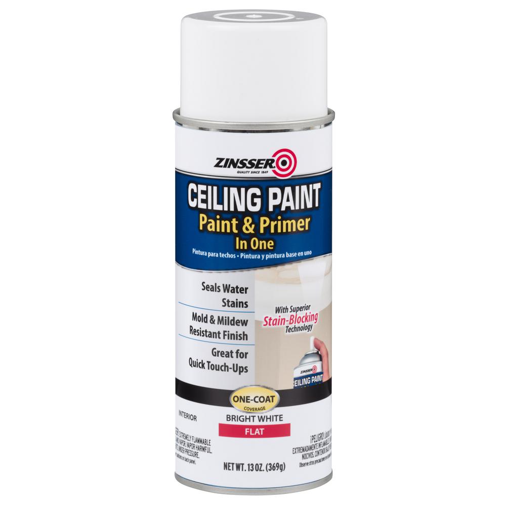 Zinsser 13 Oz Ceiling Paint And Primer In One Spray 6 Pack