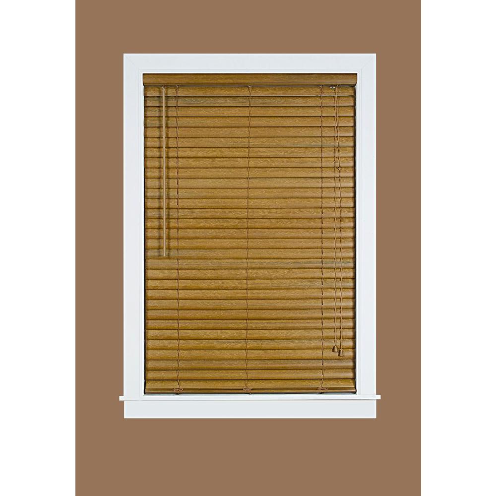cheap wood look vinyl blinds