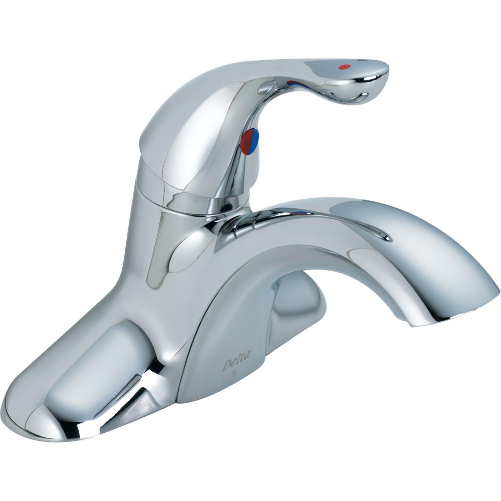 Delta Commercial 4 in. Centerset SingleHandle Bathroom Faucet in