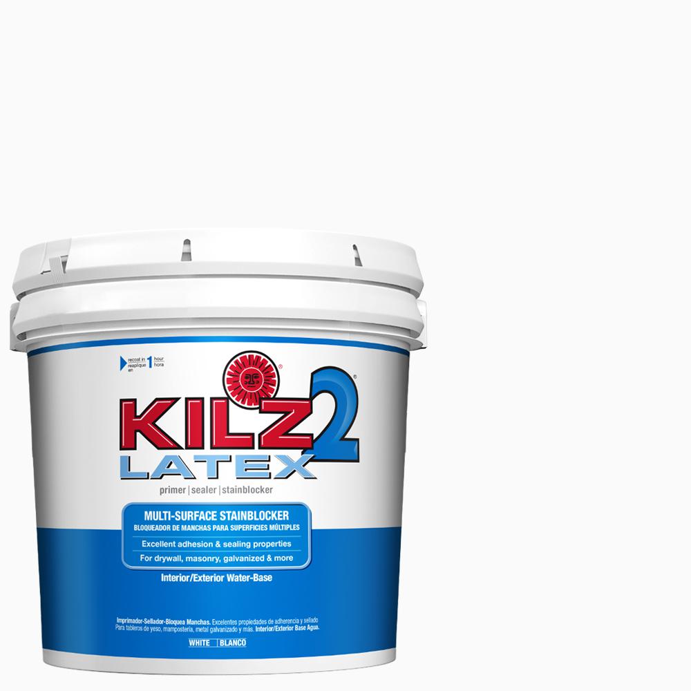 KILZ 2 KILZ 2 LATEX 2 gal. White Interior/Exterior MultiSurface Primer