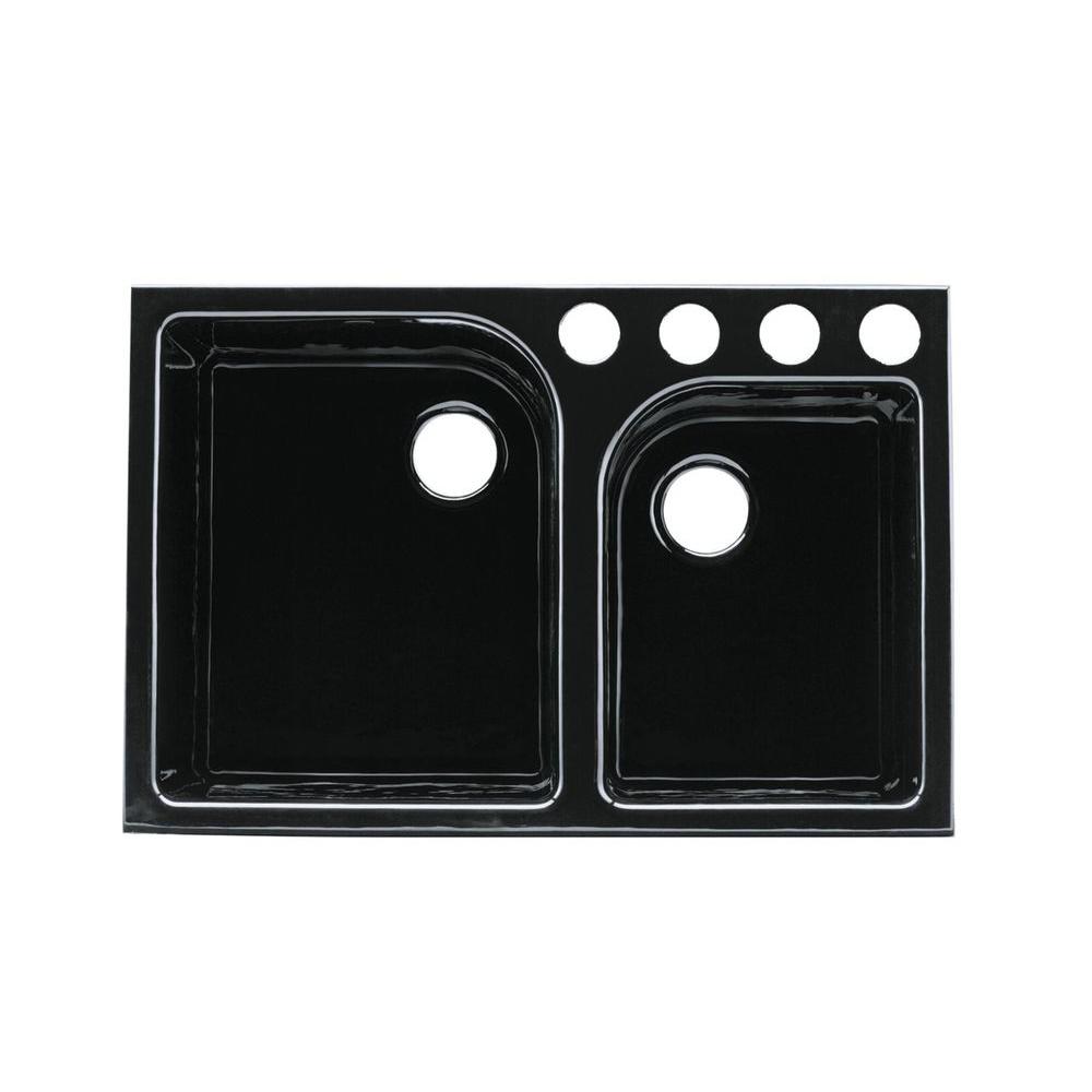 Cast Iron Kitchen Sinks The Home Depot Executive Chef Undermount Cast Iron