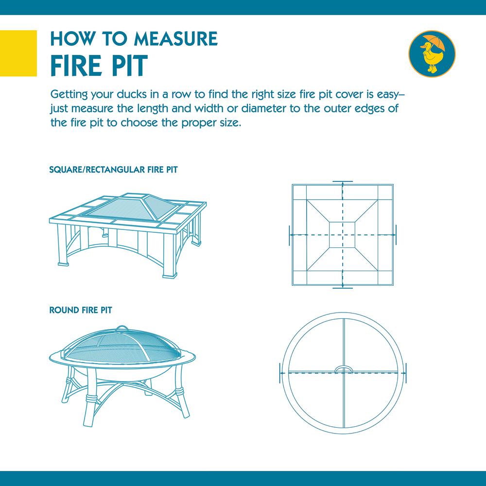 Duck Covers Ultimate Waterproof 40 Inch Square Fire Pit Cover Outdoor Heating Patio Lawn Garden Mhiberlin De
