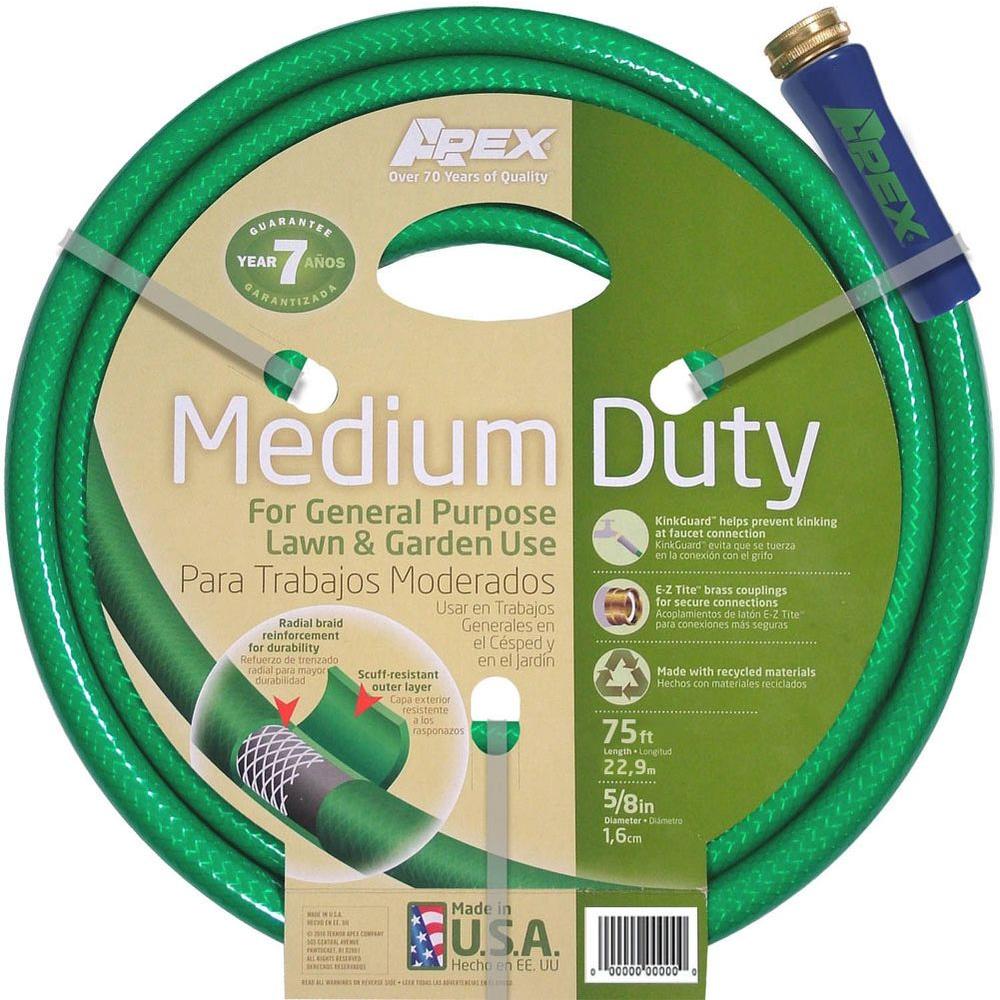 Vigoro 5/8 in. Dia x 75 ft. Medium Duty Water Hose8535 75 The Home Depot