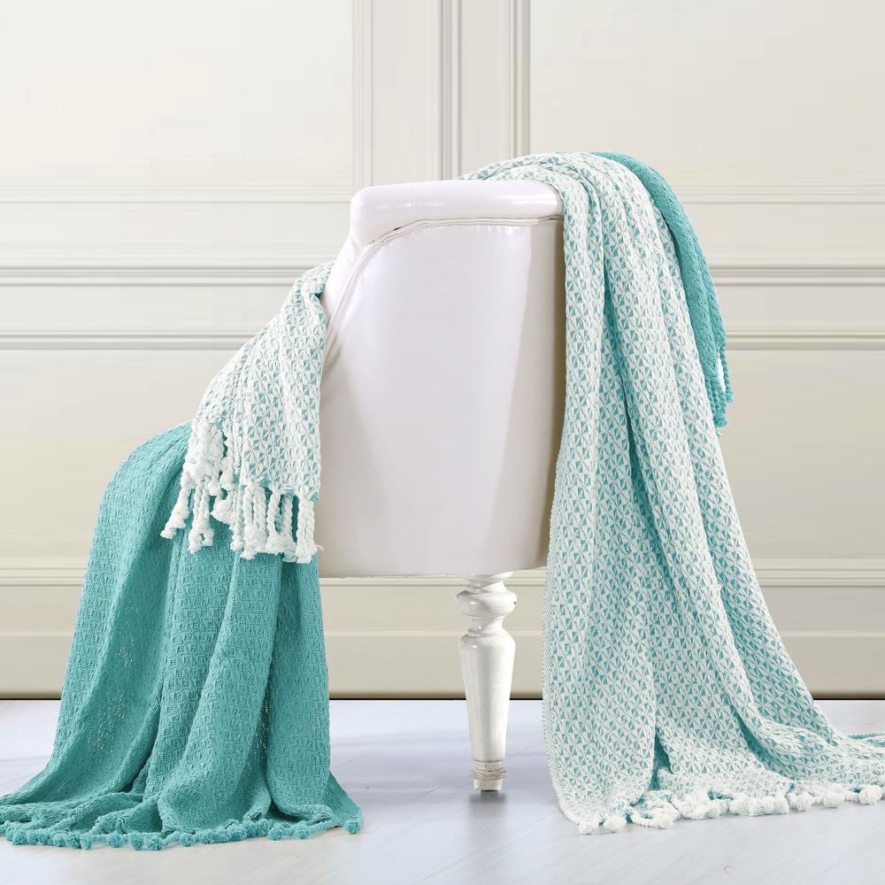 Aqua - Throw Blankets - Home Decor - The Home Depot