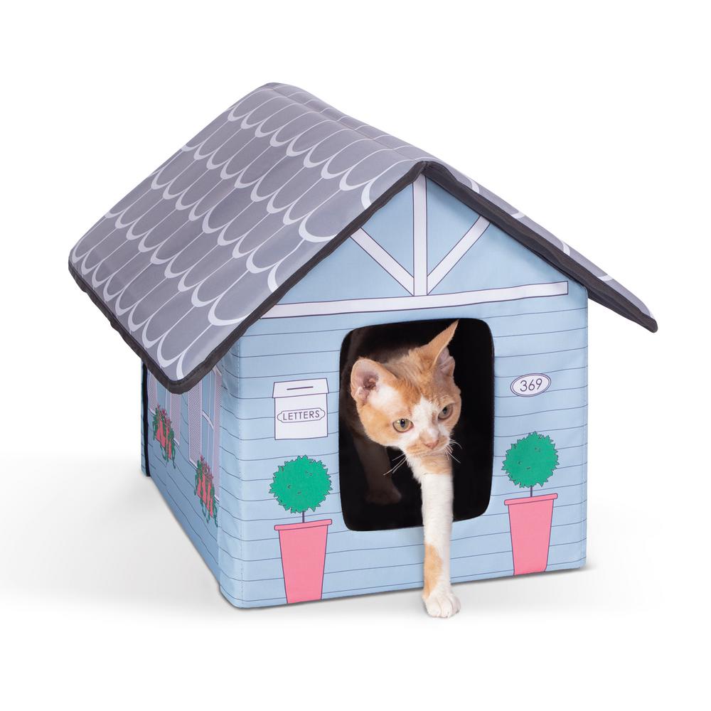 K and H Pet Products Outdoor Kitty House-Cottage Style-18 in. x 22 in