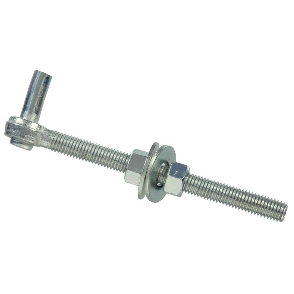 Hardware Essentials 5/8 In. X 8 In. Zinc Gate Bolt Hook (5-pac...