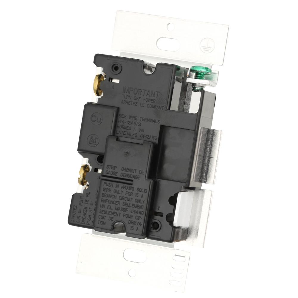 Lutron Toggler TG10PWH Single Pole Preset Dimmer Light Switch 1000w WHITE