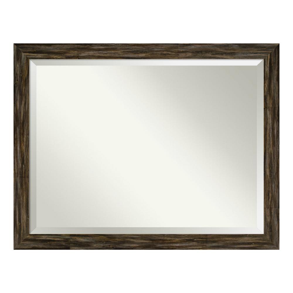 Amanti Art Fencepost Narrow Brown Bathroom Vanity Mirror was $400.0 now $234.8 (41.0% off)