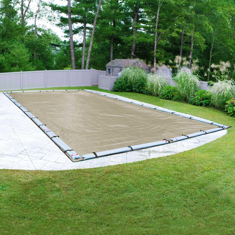 Robelle 20-Year Premium Rectangular Winter Pool Cover, 18 x 36 ft. Pool