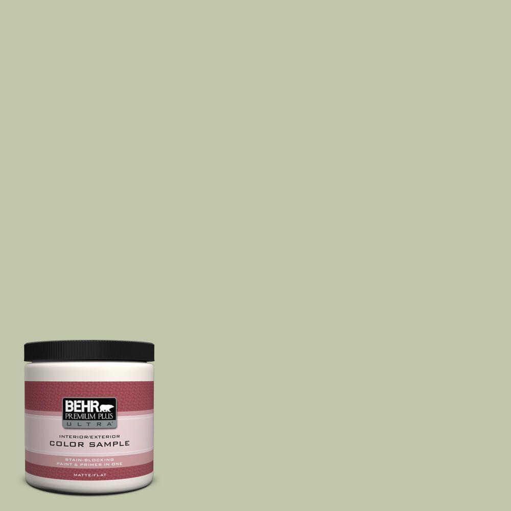 BEHR Premium Plus Ultra 8 oz. PPU108 Minted Lemon Interior/Exterior