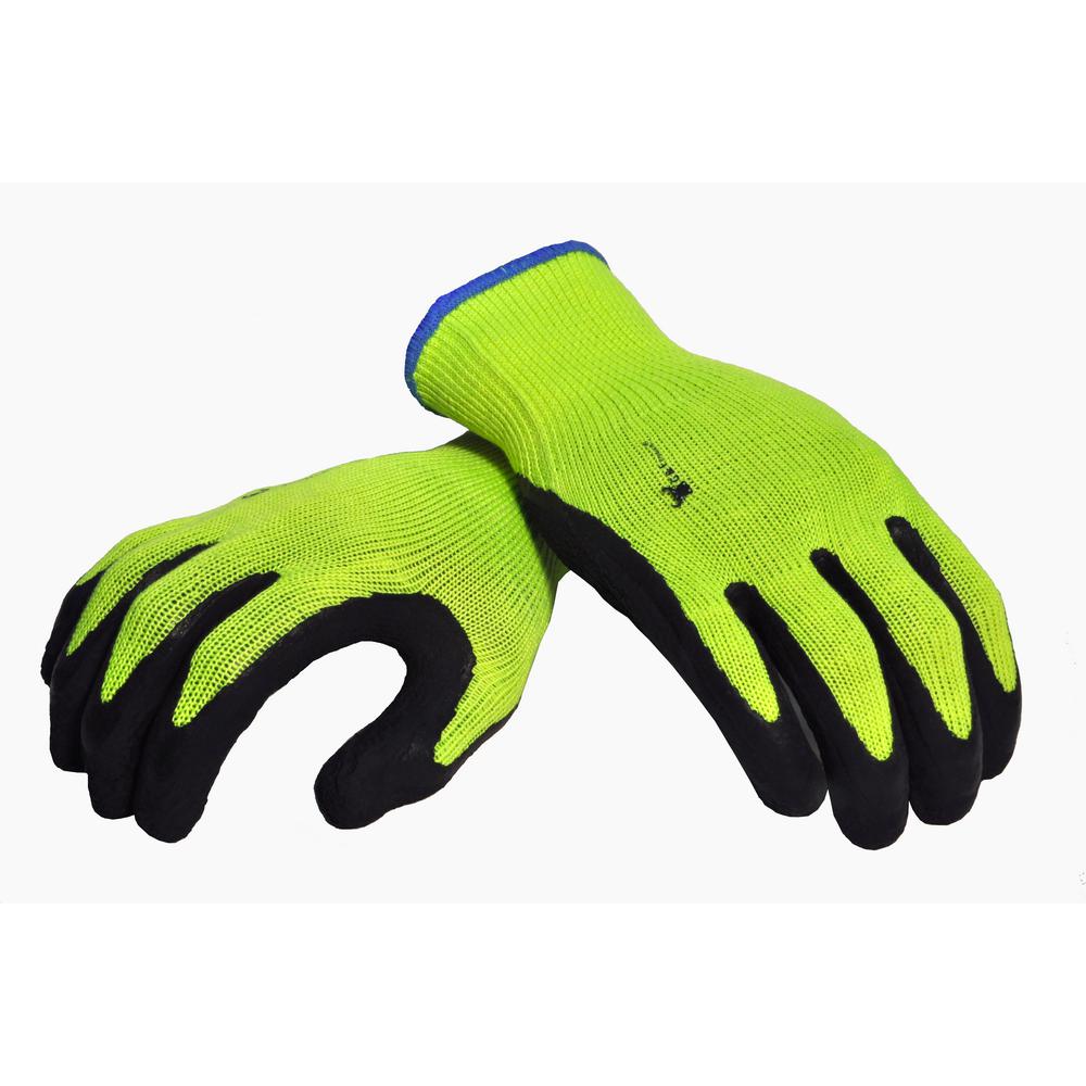 G and F Extra-Large MicroFoam Double Textured Latex Coated High Visibility Work... by G and F