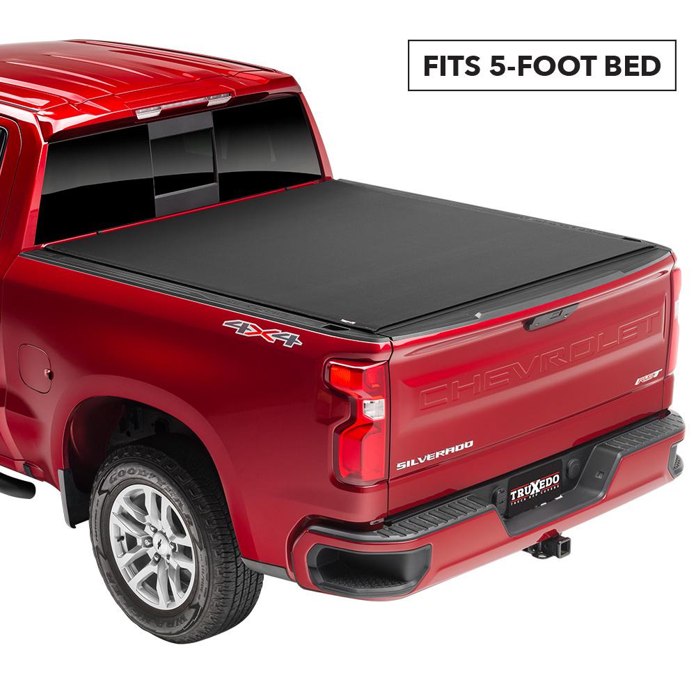 Truxedo Sentry Ct Tonneau Cover 04 12 Chevy Colorado Gmc Canyon 5 Ft Bed 1539816 The Home Depot