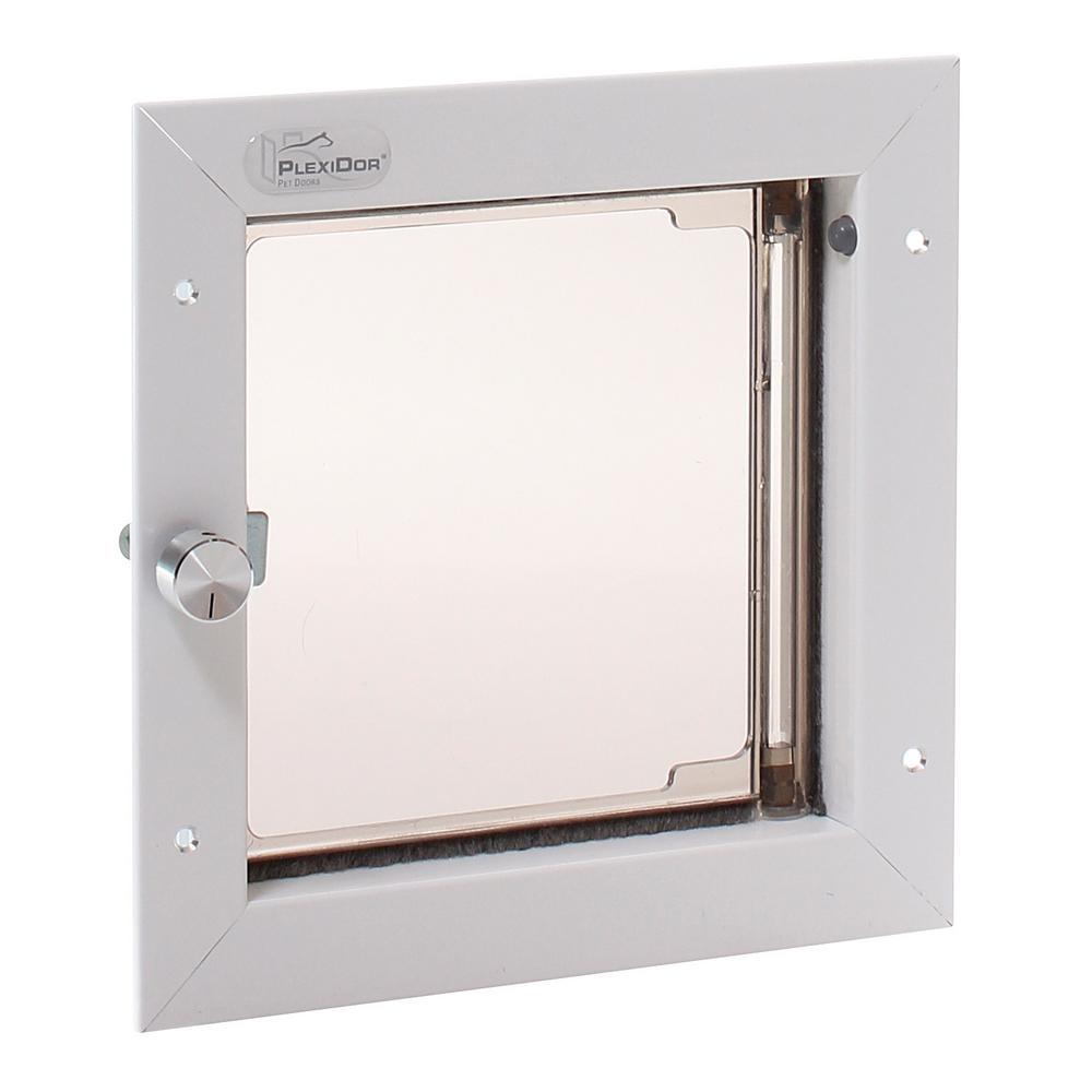 PlexiDor Performance Pet Doors 61/2 in. x 71/4 in. Door Mount Small