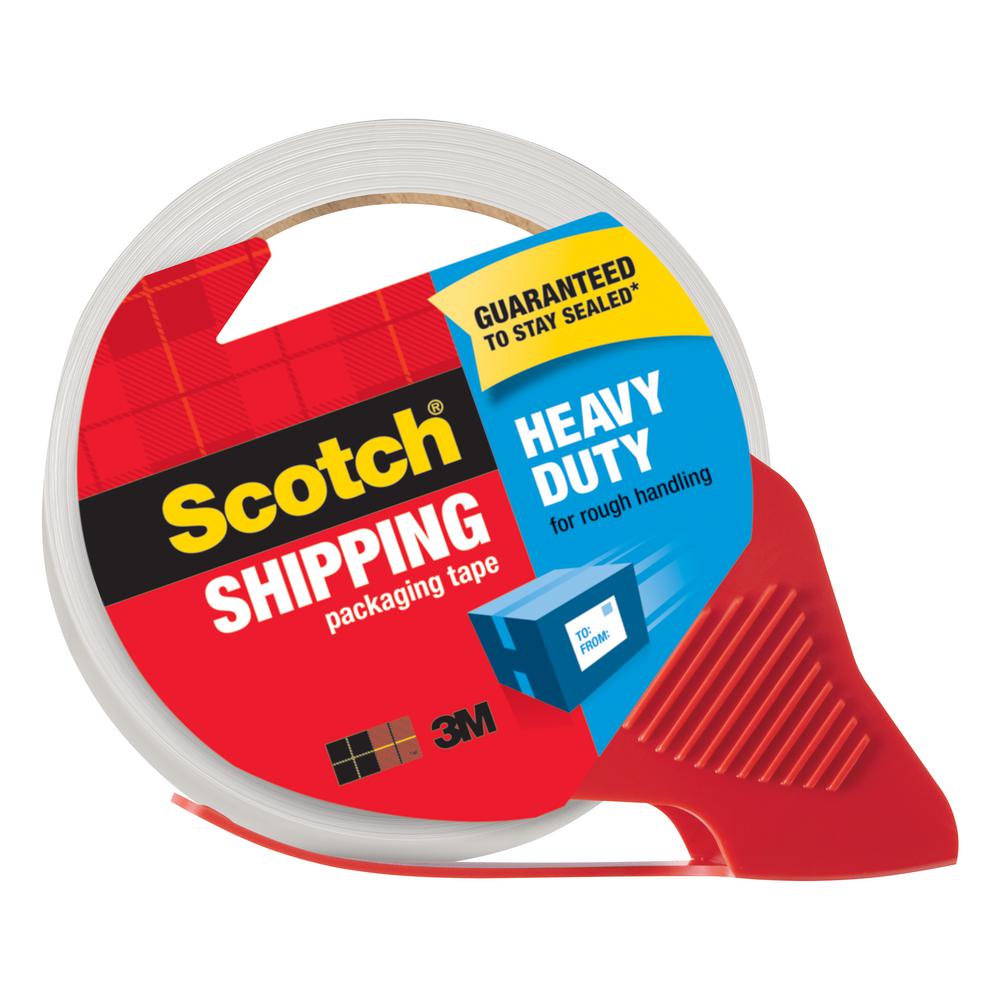 3m Scotch 1 88 In X 54 6 Yds Heavy Duty Packaging Tape With Dispenser