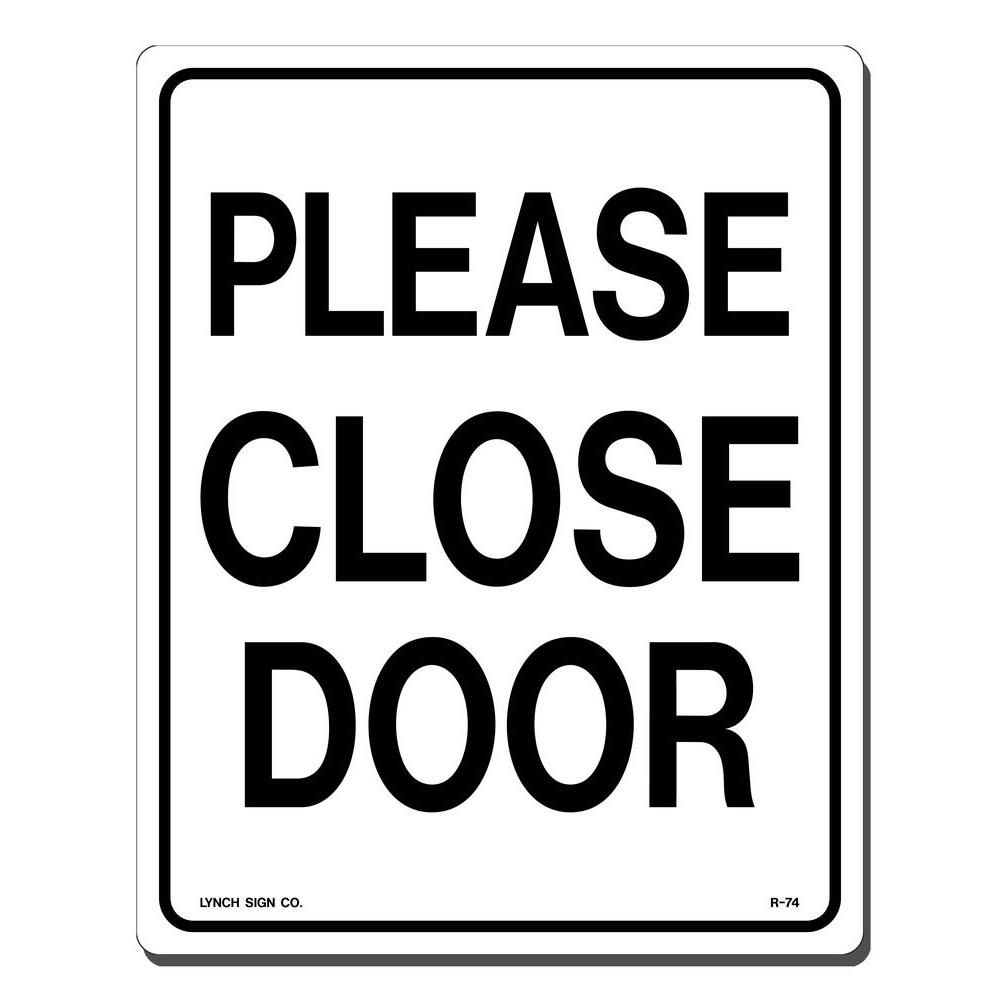 Lynch Sign 7 In X 10 In Please Close Door Sign Printed On More lynch-sign-7-in-x-10-in-please-close-door-sign-printed-on-more