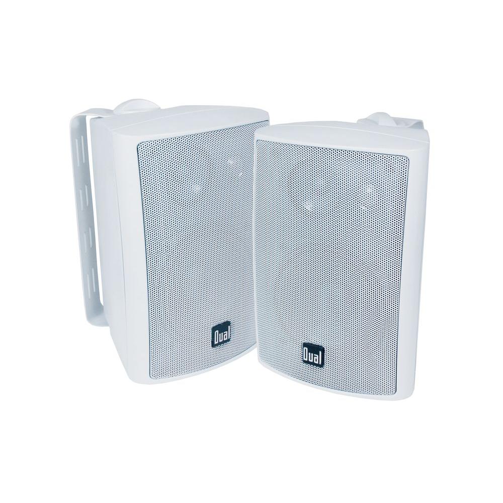 Dual 100 Watt 3 Way Indoor Outdoor Speakers