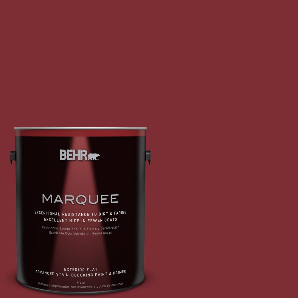 BEHR MARQUEE 1gal. UL1102 Raw Cinnabar Flat Exterior