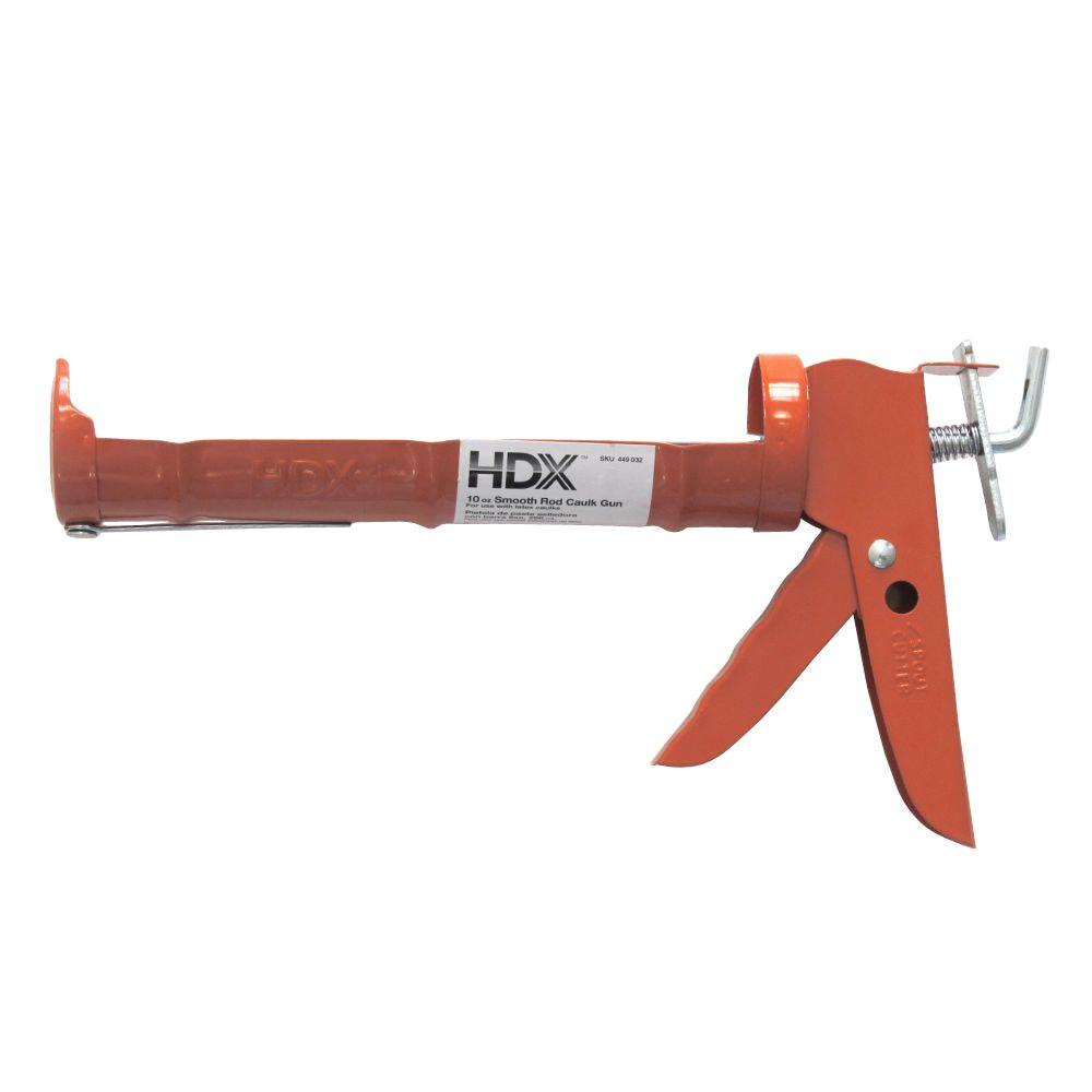HDX smooth rod caulk gun 10 oz-HD109 - The Home Depot
