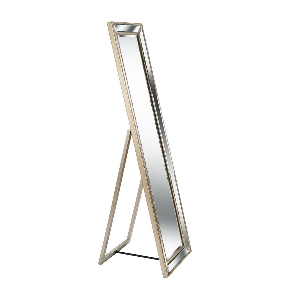 NeuType Modern Rectangular Large Floor/FullLength Mirror With Stand