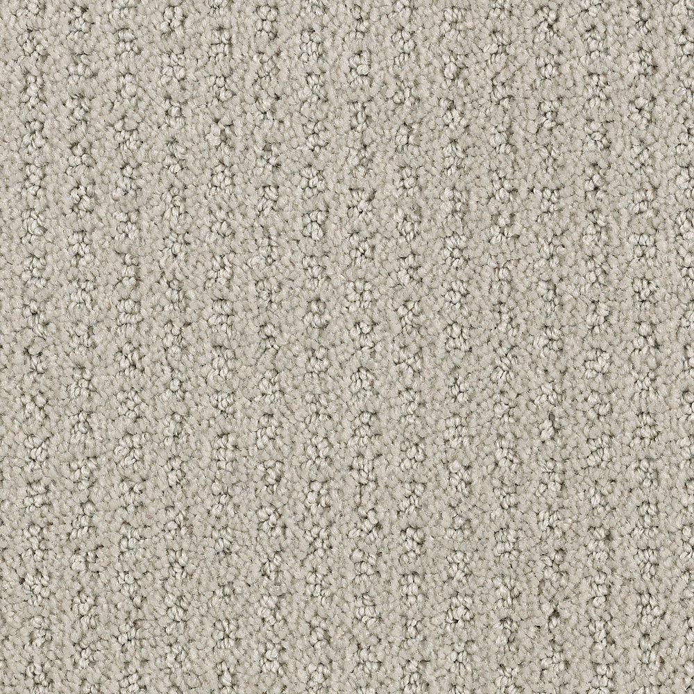 Carpet Sample - Game Face - Color Ash Textured 8 in. x 8 in.