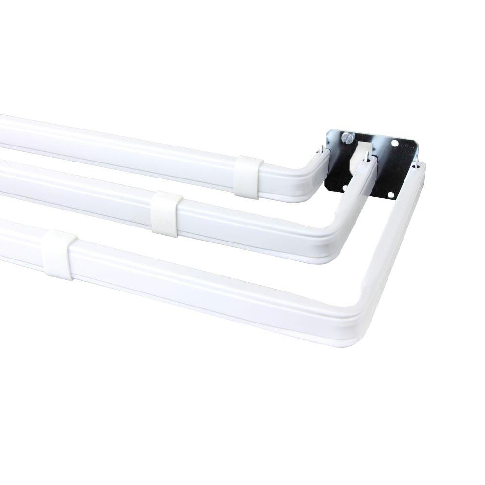 Rod Desyne 48 In 84 Lockseam Triple Single Curtain Lockseam Triple Single Curtain Rod