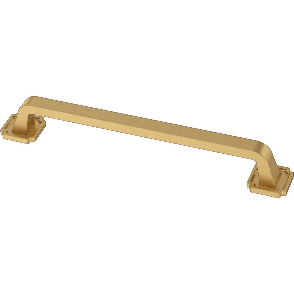 Liberty Notched Backplate 6 5 16 In 160 Mm Brushed Brass Drawer