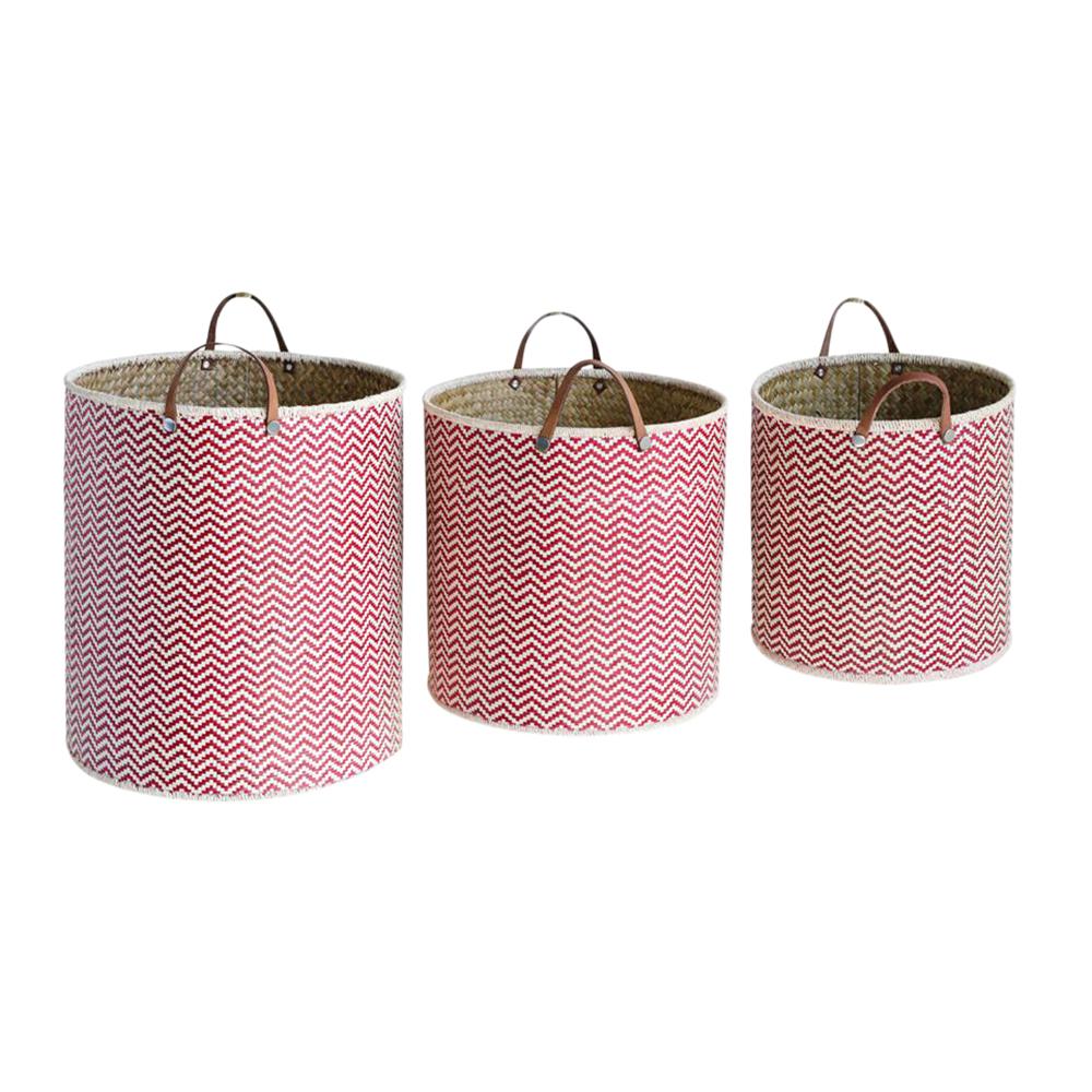 Red Laundry Baskets Laundry Room Storage The Home Depot