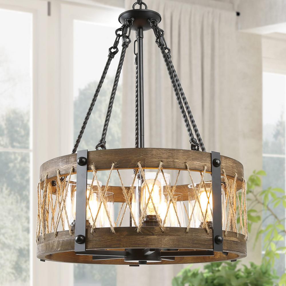 modern cage chandelier