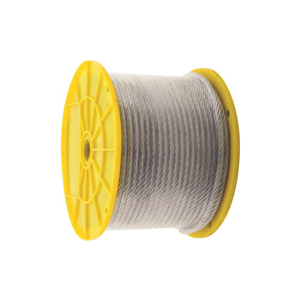 800 ft reel 7x19 Galvanized Wire Rope Cable 3//16/"
