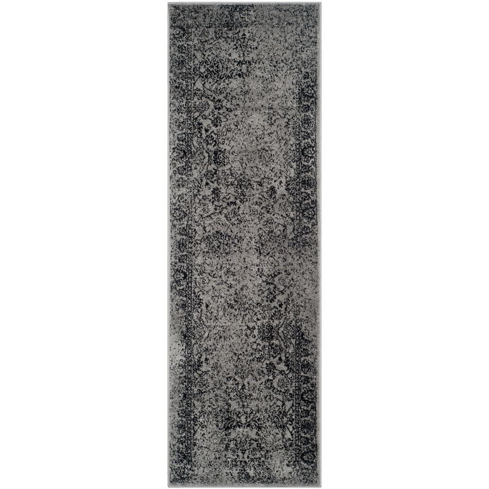 dark grey runner rug