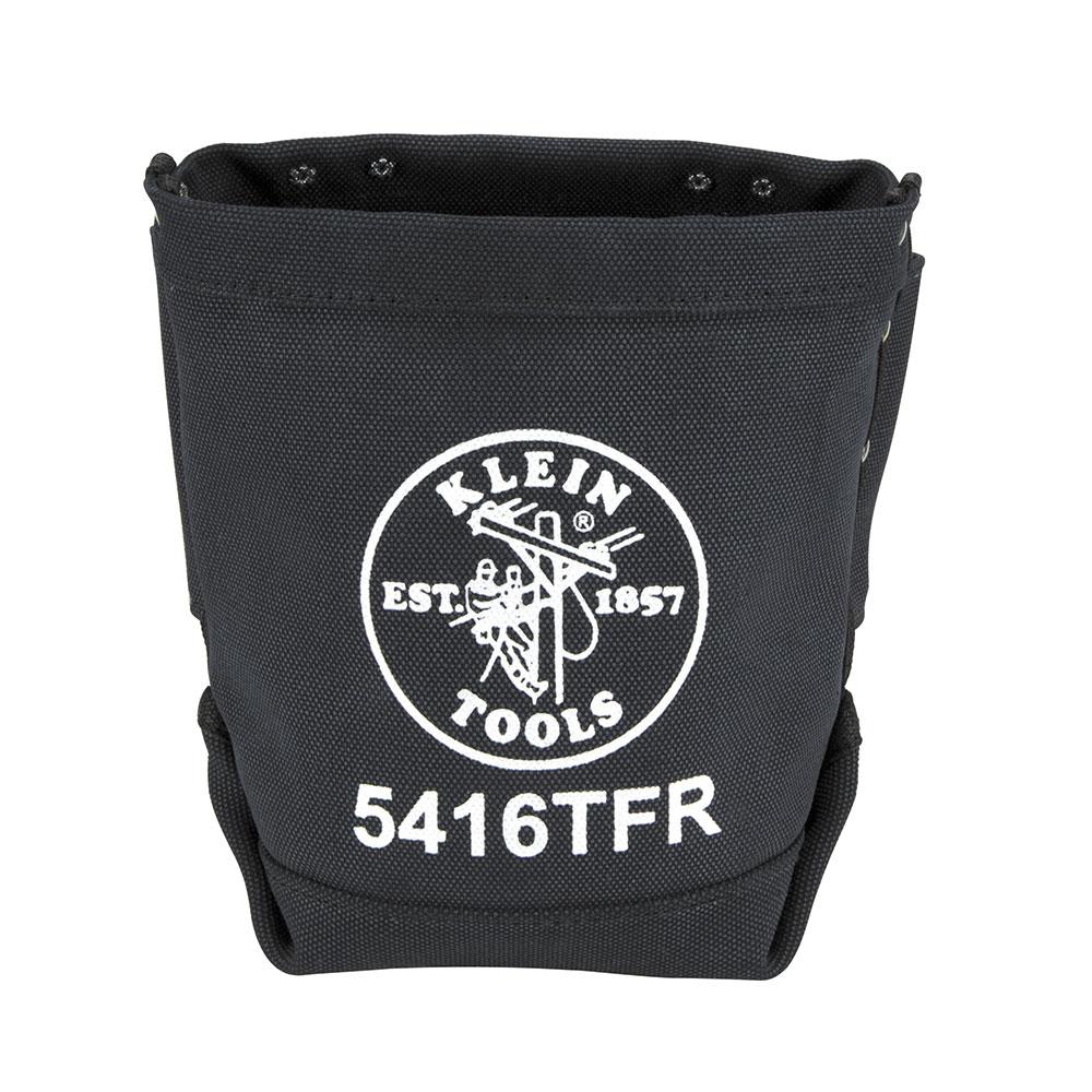 Klein Tools 9 in. FlameRetardant Canvas Bolt Bag Tool Bag in Black