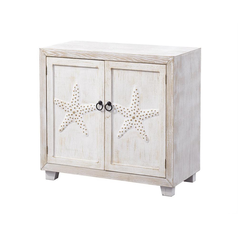 Unbranded Stars Of The Sea Two Tone 2 Door Cabinet 48141 The Home Depot