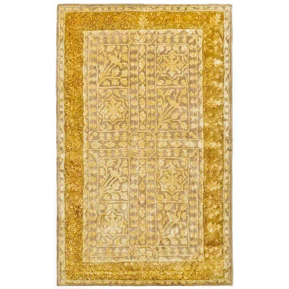 Safavieh Silk Road Beige/Light Gold 4 ft. x 6 ft. Area RugSKR214A4