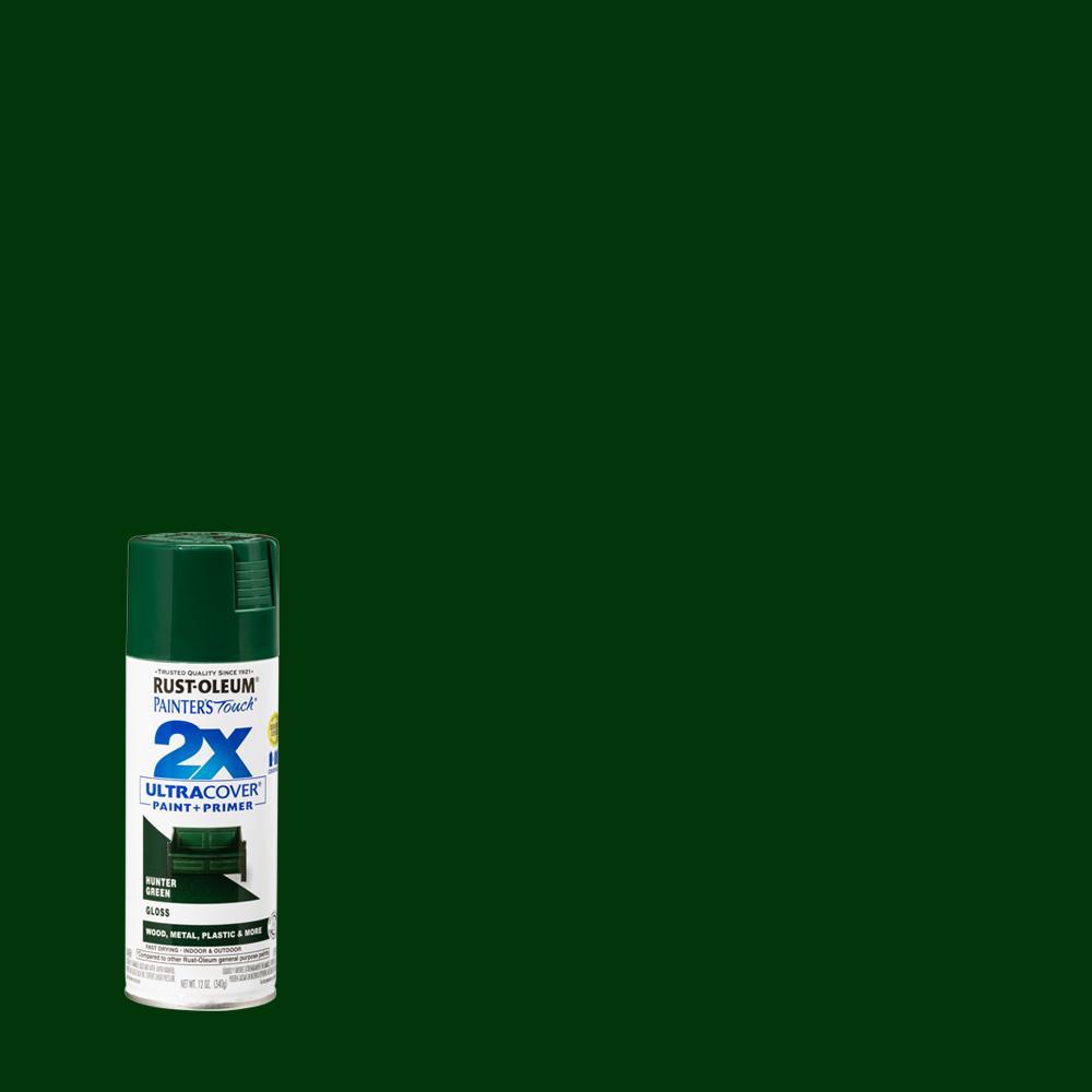 12 oz. Gloss Hunter Green General Purpose Spray Paint (6-Pack)