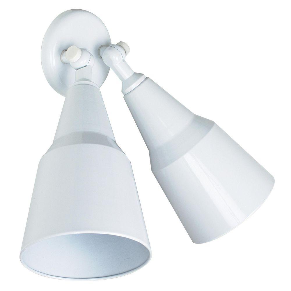 Sunset Slape 2 Light White Outdoor Directional F7861 30 The Sunset Slape 2 Light White Outdoor Directional