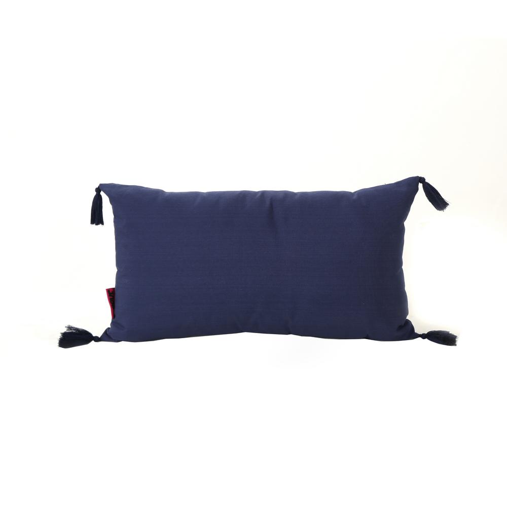 dark blue decorative pillows