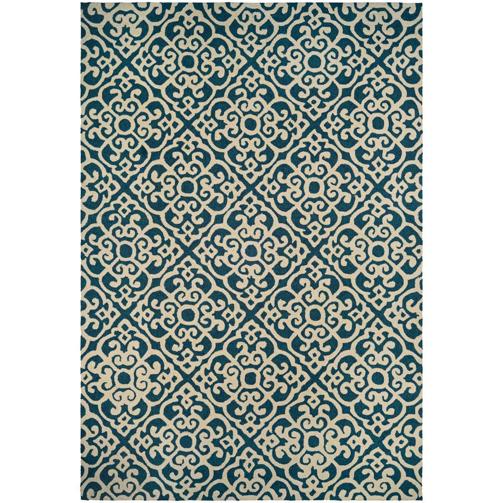 Covington Maxwell Ocean Ivory 6 Ft X 8 Indoor Outdoor Area Rug