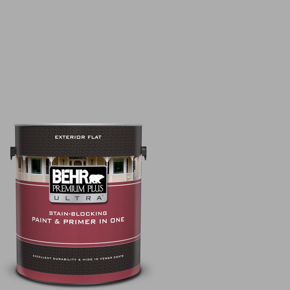 BEHR Premium Plus Ultra 1 gal. N5203 Flannel Gray Flat