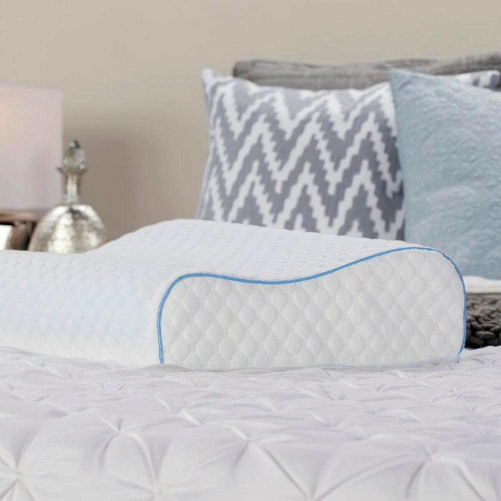 Sealy Memory Foam Standard Contour Pillow F01 00014 Cp0 The Home