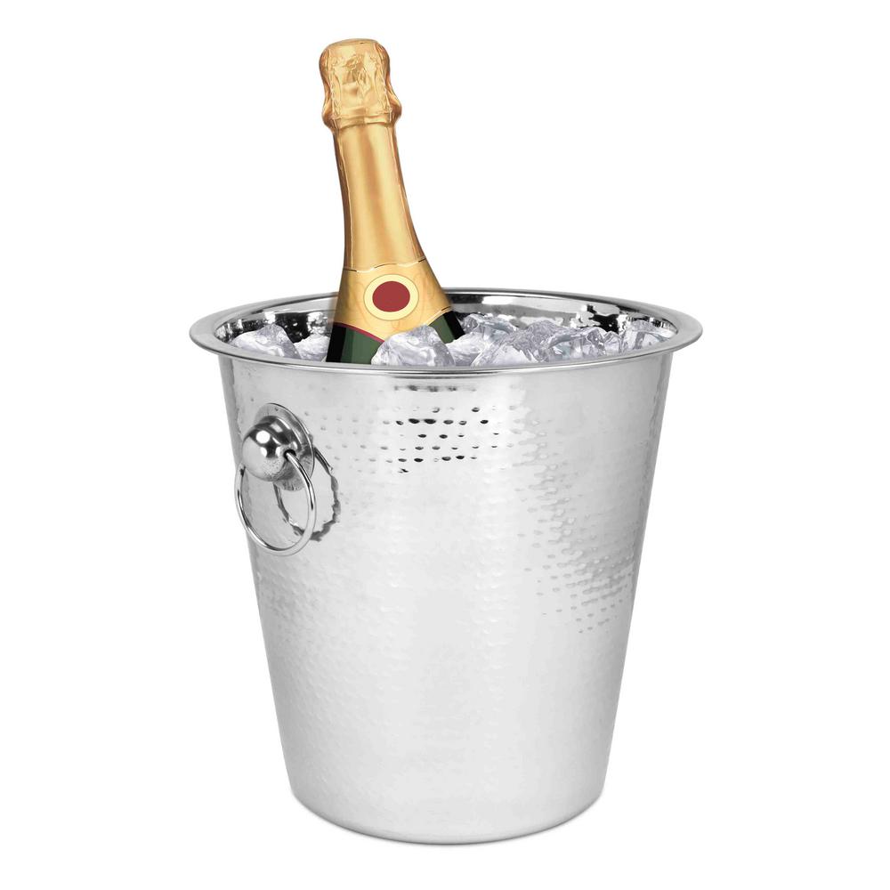 Home Basics Hammered Champagne BucketIB44569 The Home Depot